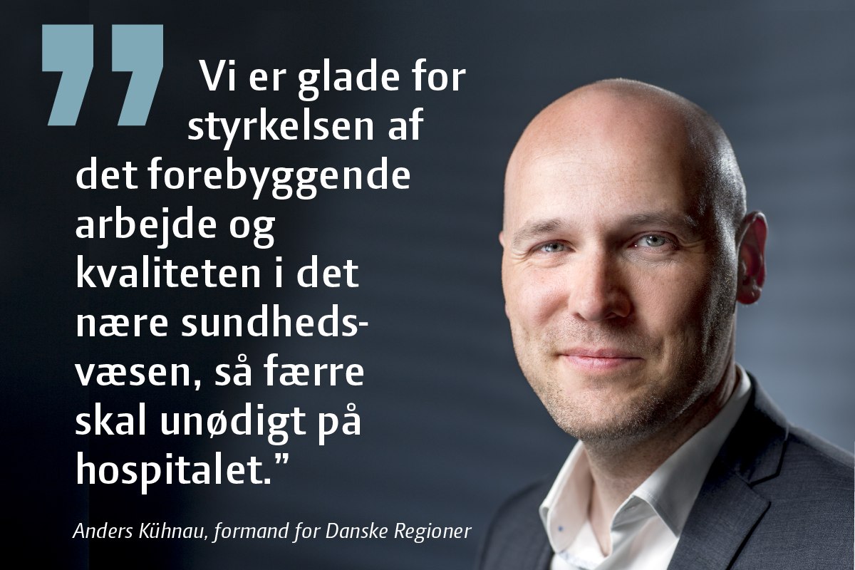 Danske Regioners formand, Anders Kühnau