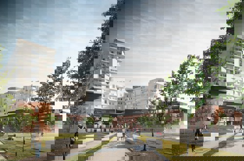 Universitetshospital Køge set ude fra