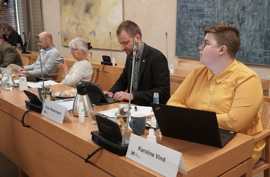 Regionsrådsmedlemmer i Region Hovedstaden Karoline vind (SF) og Peter Westermann (SF)