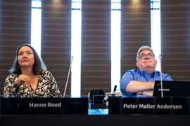 Regionsrådsmedlemmer i Region Midtjylland Hanne Roed (RV) og Peter Møller Andersen (Psykiatrilisten)