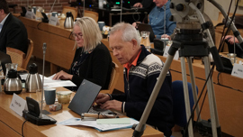 Regionsrådsmedlemmer i Region Hovedstaden Torben Kjær (Ø) og Marianne Frederik (Ø)
