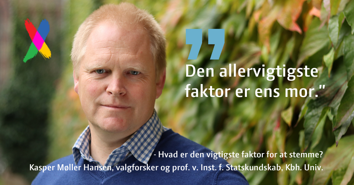 Kasper Møller Hansen: den allervigtigste faktor for at stemme, er ens mor.