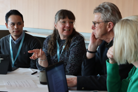 Regionsrådsmedlem Annette Lundgaard (V), Region Syddanmark i midten.