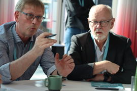 Regionsrådsmedlemmer Bent Graversen (V), Region Midtjylland og Karsten Uno Petersen (A), Region Syddanmark.