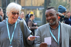 Regionsrådsmedlemmer Marianne Friis-Mikkelsen (C) og Lartey Lawson (RV), Region Hovedstaden