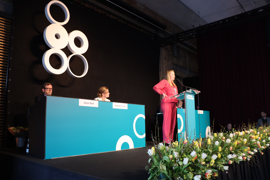 Regionrådsmedlem Maria Gudme (A), Region Hovedstaden på talerstolen