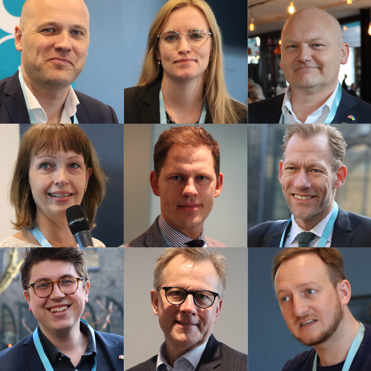 Fotocollage af Danske Regioners formandskab og udvalgsformænd