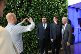 Fra venstre: Nye bestyrelsesmedlemmer: Martin Jakobsen (C), Midtjylland, Christoffer Buster Reinhardt (C), Region Hovedstaden, Per Larsen (C), Region Nordjylland