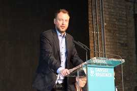 Regionsrådsmedlem Peter Westermann (F), Region Hovedstaden på talerstolen