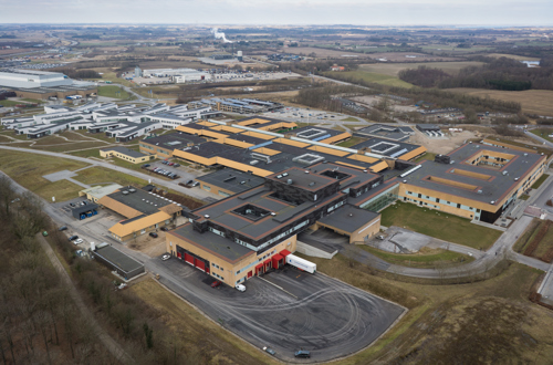 Luftfoto af Sygehus Sønderjylland, Aabenraa