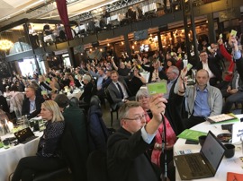 Afstemning om bestyrelsens ændringsforslag