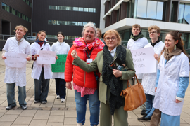 Regionsrådsmedlem i Region Hovedstaden, Vibeke Westh (A), ankommer