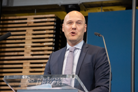 Formand for Danske Regioner Anders Kühnau (A) holder tale