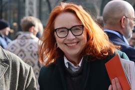 Regionsrådsmedlem i Region Østdanmark, Trine Birk Andersen (A), ankommer