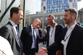 Regionsrådsmedlem i Region Østdanmark, Peter Westermann (F), ankommer