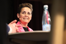 Formand for SF Pia Olsen Dyhr (F) til partilederdebat